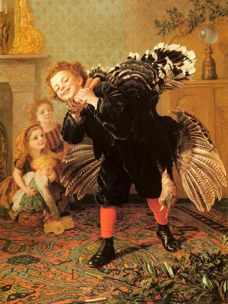 Christimas Time - Here's The Gobbler! by Sophie Anderson