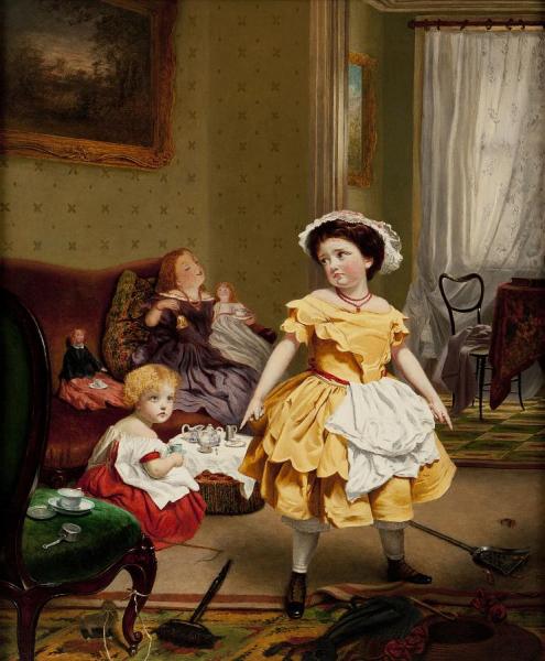 My Turn To Play Mother by Sophie Anderson