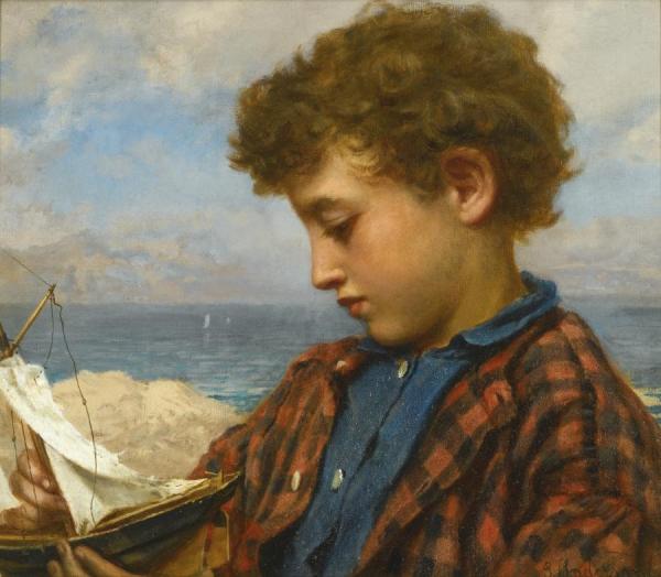The Young Yachtsman by Sophie Anderson