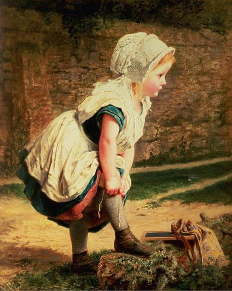 Wait For Me! by Sophie Anderson Oil Painting Reproductions