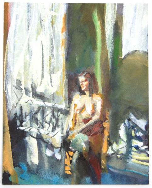 At The Window by Stan Smith