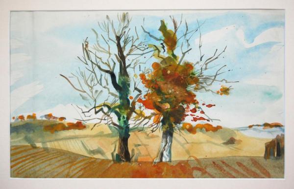 Autumn Trees by Stan Smith