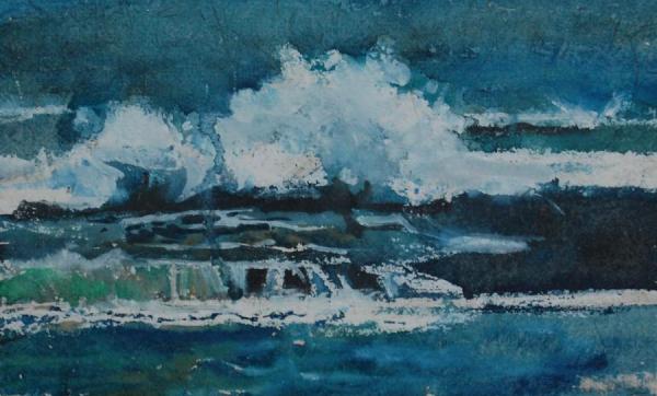 Breaking Waves, Co. Mayo by Stan Smith