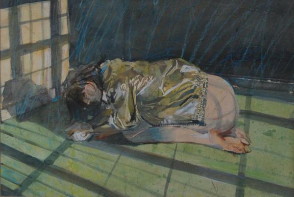 Crouching Girl by Stan Smith