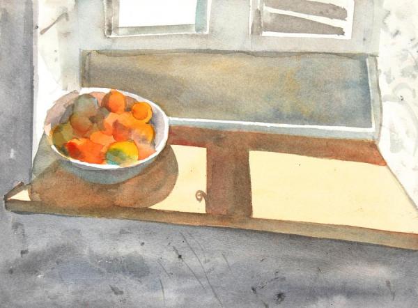 Fruit On Windowsill by Stan Smith Oil Painting Reproductions
