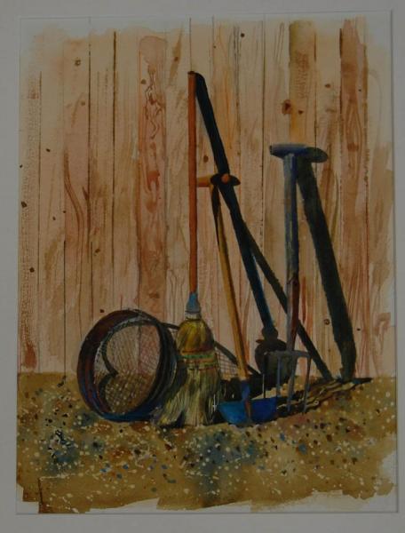 Gardening I by Stan Smith