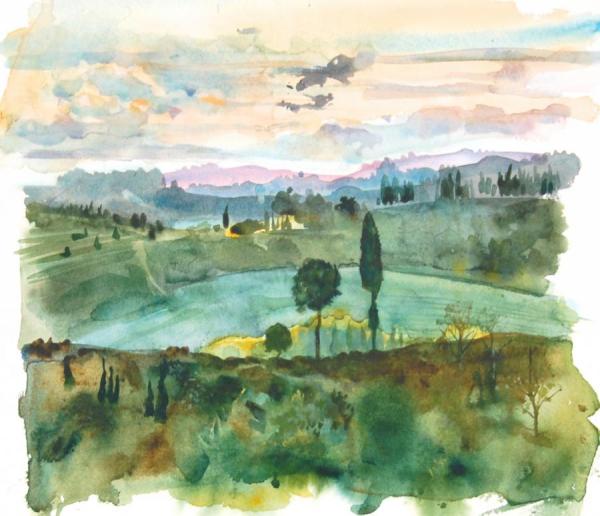 Italian Sunset by Stan Smith