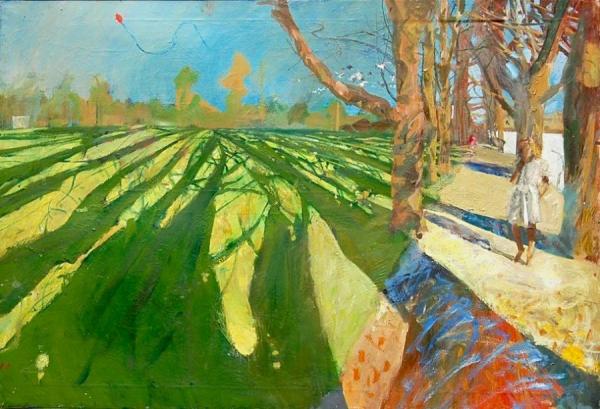 Kites Over Twickenham by Stan Smith