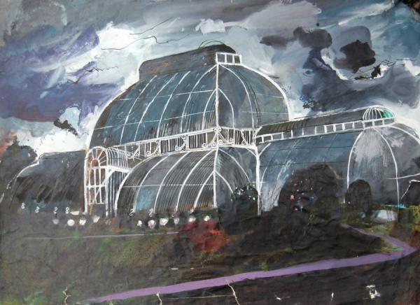 Palm House Dark Sky by Stan Smith