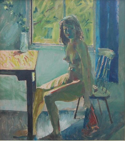 Pretty Girl By The Window by Stan Smith