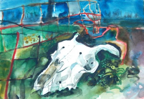 Ram Skull by Stan Smith