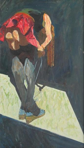 Red Skirt, Blue Shoes by Stan Smith