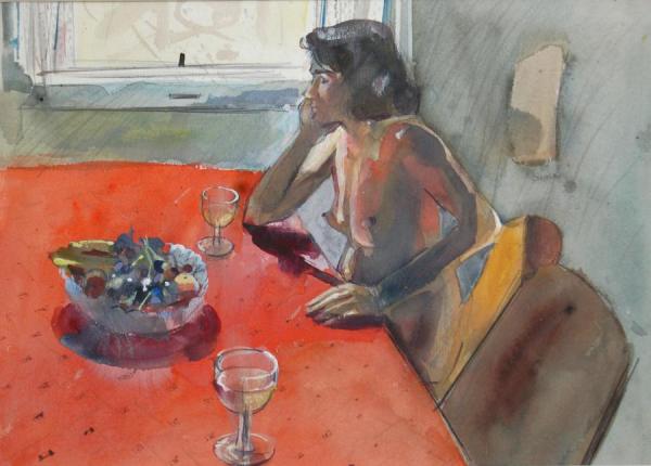 Sitting At The Table by Stan Smith