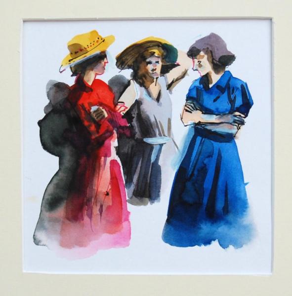 Three Ladies by Stan Smith