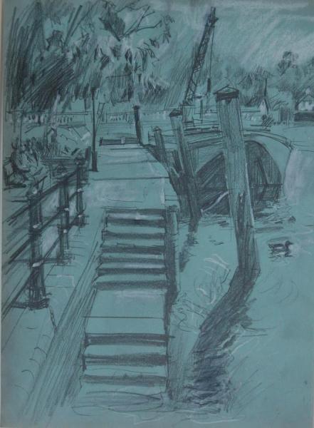 Twickenham Quayside by Stan Smith