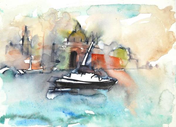 Venice Boat by Stan Smith