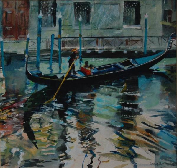 Venice, Gondola by Stan Smith