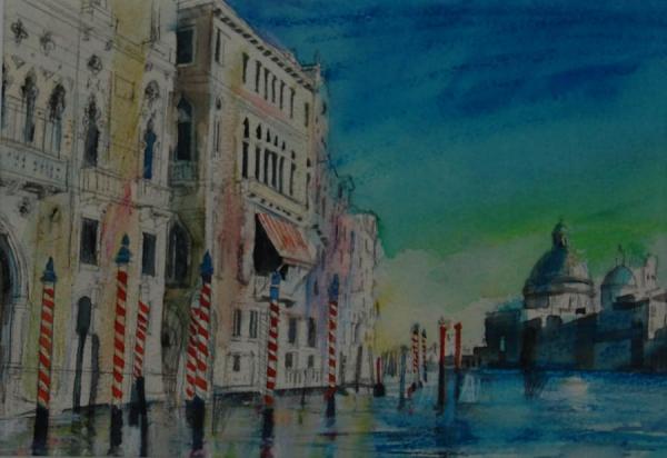 Venice Grand Canal And Duomo by Stan Smith