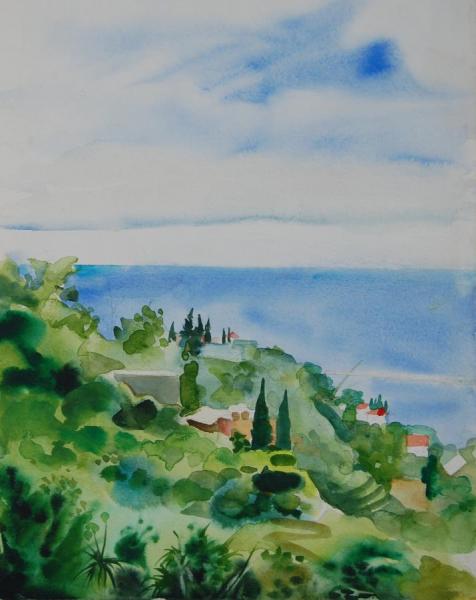 View From Busana Vecchia by Stan Smith