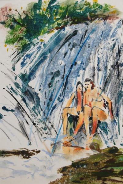 Waterfall Study by Stan Smith