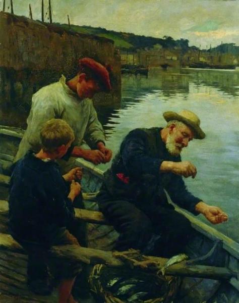 Newlyn, Cornwall by Stanhope Alexander Forbes