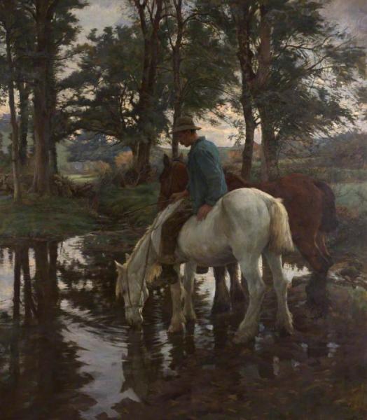 The Drinking Place by Stanhope Alexander Forbes