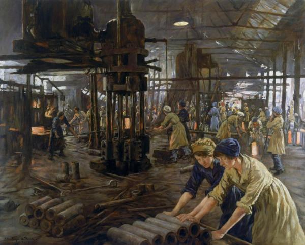The Munitions Girls,1918 by Stanhope Alexander Forbes