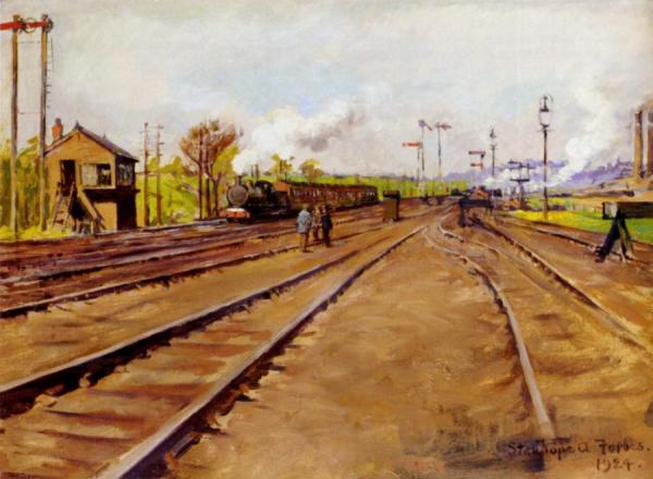 The Sidings by Stanhope Alexander Forbes