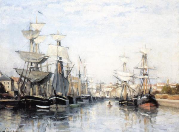 Caen - The Saint-pierre Harbor by Stanislas Lepine