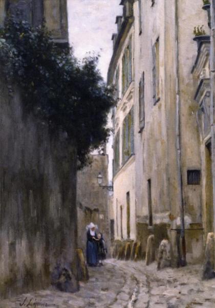 Montmartre, The Rue Saint-vincent by Stanislas Lepine