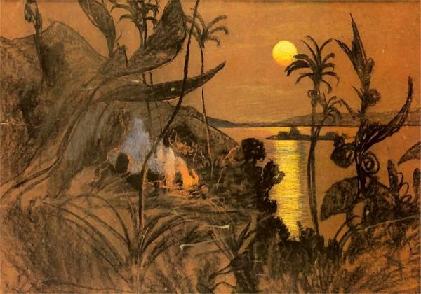 Australian Landscape by Stanislaw Ignacy Witkiewicz