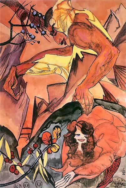 Composition by Stanislaw Ignacy Witkiewicz