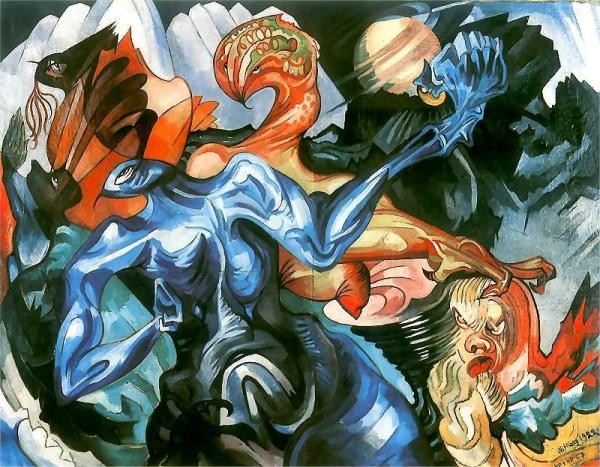 Composition by Stanislaw Ignacy Witkiewicz