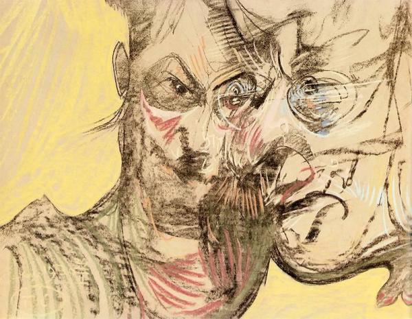 Portrait Of Helena And Theodore Bialynickich-birula by Stanislaw Ignacy Witkiewicz