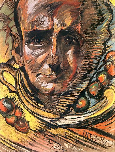 Portrait Of Marceli Staroniewicz by Stanislaw Ignacy Witkiewicz