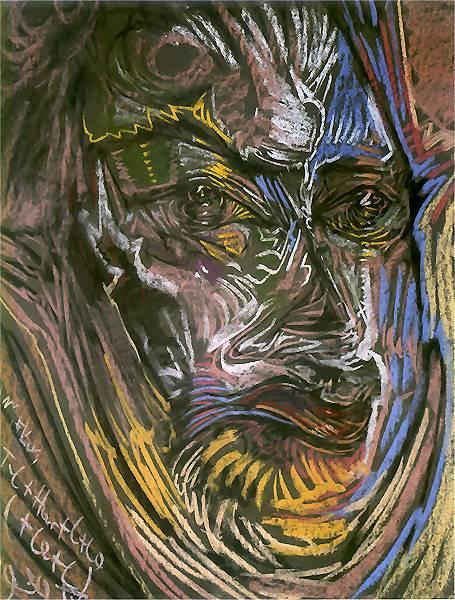 Portrait Of Michal Choromanski by Stanislaw Ignacy Witkiewicz