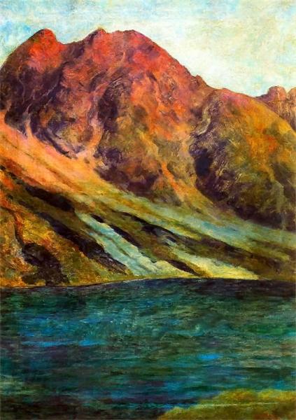 The Black Pond by Stanislaw Ignacy Witkiewicz Oil Painting Reproductions