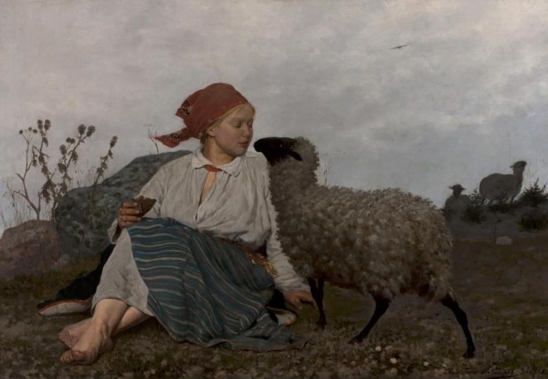On The Pasture, 1875 by Stanisław Witkiewicz