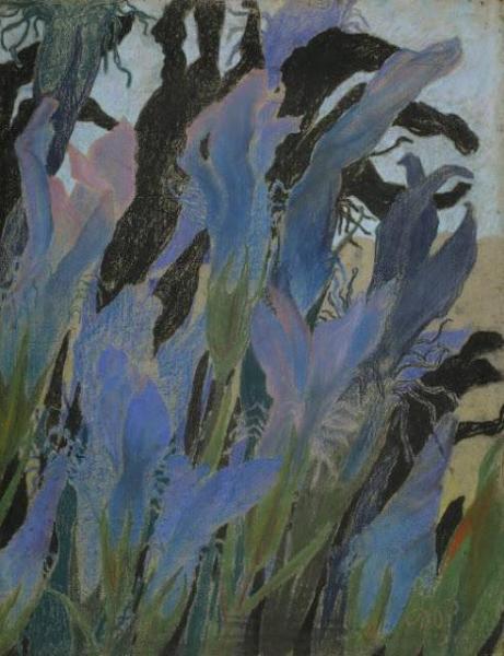 Irises by Stanislaw Wyspianski