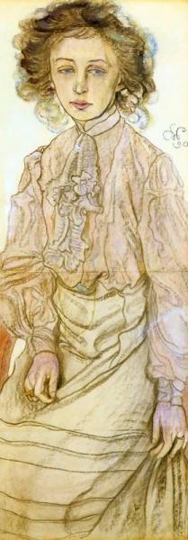 Jozefa Krzysztalowiczowa by Stanislaw Wyspianski