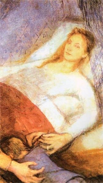 Mother's Death by Stanislaw Wyspianski