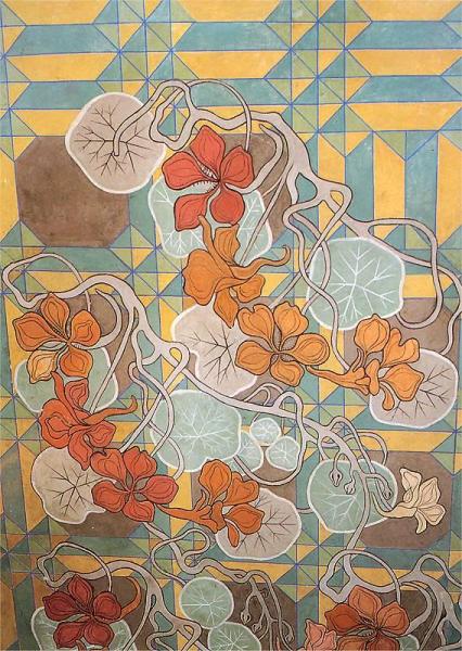 Nasturtiums by Stanislaw Wyspianski