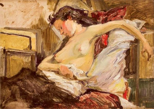 Nude by Stanislaw Wyspianski