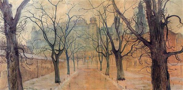 Park At Dawn by Stanislaw Wyspianski
