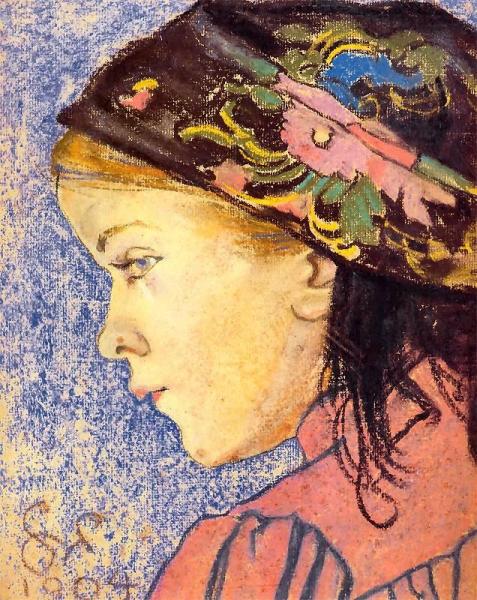 Portrait Of A Girl by Stanislaw Wyspianski