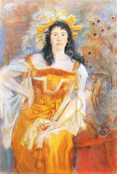 Portrait Of Honorata Leszczynska As Katharina In Shakespeare's "the Taming Of The Shrew" by Stanislaw Wyspianski