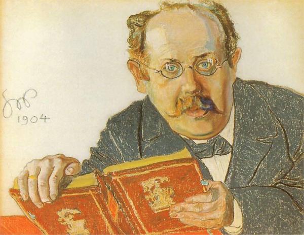 Portrait Of Leon Sternbach by Stanislaw Wyspianski