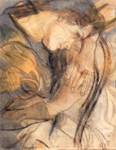 Study Of A Girl by Stanislaw Wyspianski