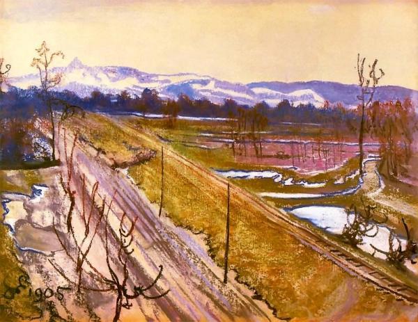 View From The Studio Window by Stanislaw Wyspianski