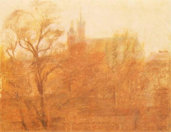 View Of St. Mary's Church by Stanislaw Wyspianski